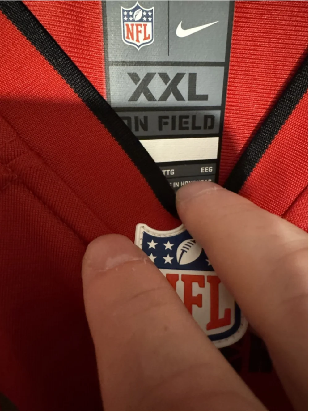 Tampa Bay Buccaneers Tom Brady Jersey Men’s Size XXL Red